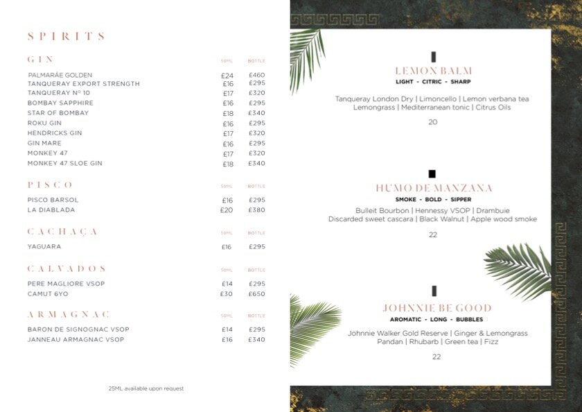 inca london menu